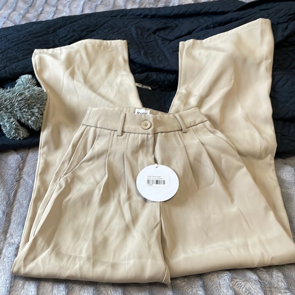 Princess Polly Cream Trousers